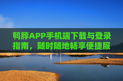 鸭脖APP手机端下载与登录指南，随时随地畅享便捷服务