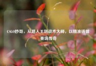 CSGO妙哥，从路人王到战术***，以精准铸就赛场传奇