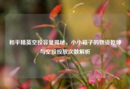 和平精英空投容量揭秘，小小箱子的物资乾坤与空投投放次数解析