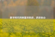 数字时代的财富攻防战，逆战金山