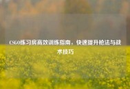 CSGO练习房高效训练指南，快速提升枪法与战术技巧