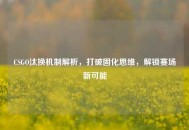 CSGO汰换机制解析，打破固化思维，解锁赛场新可能