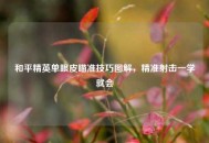 和平精英单眼皮瞄准技巧图解，精准射击一学就会