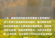 （注，根据您的问题 *** 荣耀是王者荣耀吗？，这个标题已直接聚焦核心疑问，通过解析异同和玩家困惑两个关键词满足搜索需求，同时保持中立客观。若需调整侧重点，可改为 *** 荣耀vs王者荣耀，名称雷同引发的玩家混淆真相等变体。）