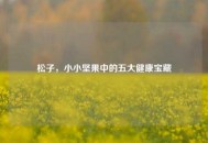 松子，小小坚果中的五大健康宝藏