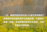 （注，根据您提供的内容PUBG能否获得版权？深度解析游戏版权保护与法律边界，已直接生成唯一标题。若需调整风格或补充信息，可提供更多背景说明。）