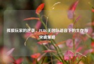 孤狼玩家的逆袭，PUBG无团队语音下的生存与突破策略