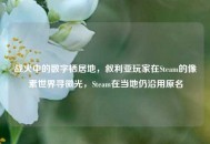 战火中的数字栖居地，叙利亚玩家在Steam的像素世界寻微光，Steam在当地仍沿用原名