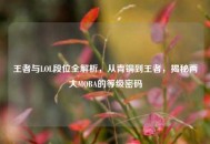 王者与LOL段位全解析，从青铜到王者，揭秘两大MOBA的等级密码
