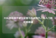 PUBG双指操作键位设置与实战技巧，从入门到吃鸡精通