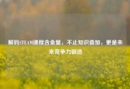 解码STEAM课程含金量，不止知识叠加，更是未来竞争力锻造