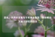 蒜头，天然抗生素与千年养生智慧，教你腌出又脆又好吃的蒜头
