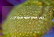 CSGO声音空旷问题解析与优化方案