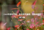 CSGO手游中文版，指尖反恐盛宴，热血重燃！附下载
