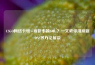 CSGO     卡顿+刷新率锁60Hz？一文教你用刷新DNS等     解决
