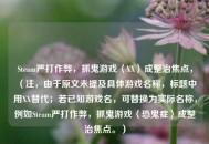 Steam严打作弊，抓鬼游戏〈XX〉成整治焦点，（注，由于原文未提及具体游戏名称，标题中用XX替代；若已知游戏名，可替换为实际名称，例如Steam严打作弊，抓鬼游戏〈恐鬼症〉成整治焦点。）