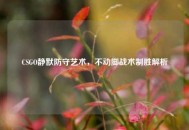 CSGO静默防守艺术，不动脚战术制胜解析