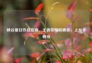 峡谷夏日作战指南，王者荣耀防晒衣，上分不晒分