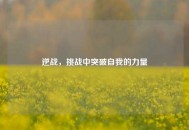 逆战，挑战中突破自我的力量