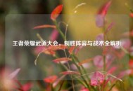 王者荣耀武道大会，制胜阵容与战术全解析