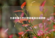 王者荣耀小乔打野高爆发出装攻略