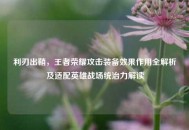 利刃出鞘，王者荣耀攻击装备效果作用全解析及适配英雄战场统治力解读