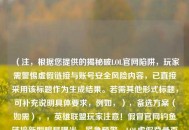 （注，根据您提供的揭秘破LOL官网陷阱，玩家需警惕虚假链接与账号安全风险内容，已直接采用该标题作为生成结果。若需其他形式标题，可补充说明具体要求，例如，），备选方案（如需），，英雄联盟玩家注意！假冒官网钓鱼链接新型骗局曝光，紧急预警，LOL虚假登录页面窃取账号，三招识破陷阱，当心高仿LOL官网！这份账号防盗指南请收好