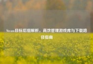 Steam目标后缀解析，高效管理游戏库与下载路径指南
