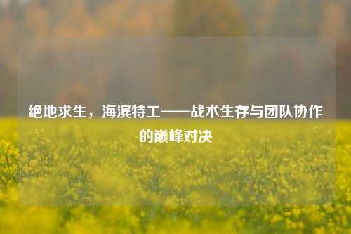 绝地求生,海滨特工——战术生存与团队协作的巅峰对决