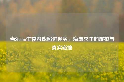 当Steam生存游戏照进现实,海滩求生的虚拟与真实碰撞