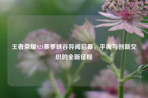 王者荣耀S21赛季峡谷异闻启幕,平衡与创新交织的全新征程