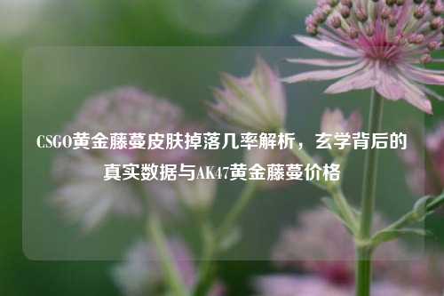 CSGO黄金藤蔓皮肤掉落几率解析,玄学背后的真实数据与AK47黄金藤蔓价格