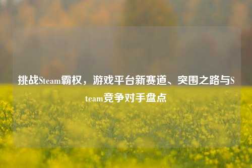 挑战Steam霸权,游戏平台新赛道、突围之路与Steam竞争对手盘点