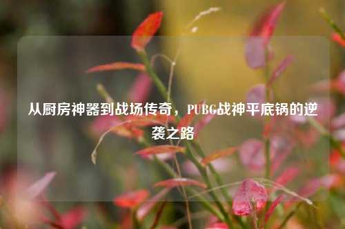 从厨房神器到战场传奇,PUBG战神平底锅的逆袭之路