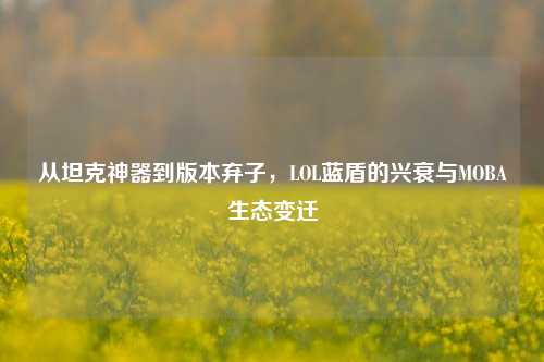 从坦克神器到版本弃子,LOL蓝盾的兴衰与MOBA生态变迁