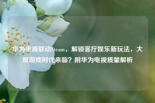华为电视联动Steam,解锁客厅娱乐新玩法,大屏游戏时代来临?附华为电视质量解析