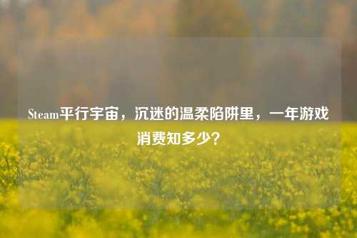 Steam平行宇宙,沉迷的温柔陷阱里,一年游戏消费知多少?