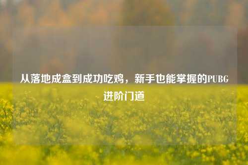 从落地成盒到成功吃鸡,新手也能掌握的PUBG进阶门道