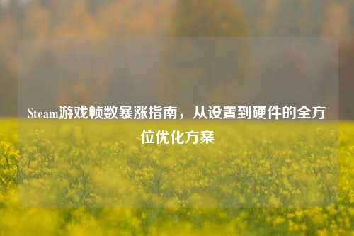 Steam游戏帧数暴涨指南,从设置到硬件的全方位优化方案