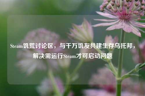 Steam饥荒讨论区,与千万饥友共建生存乌托邦,解决需运行Steam才可启动问题