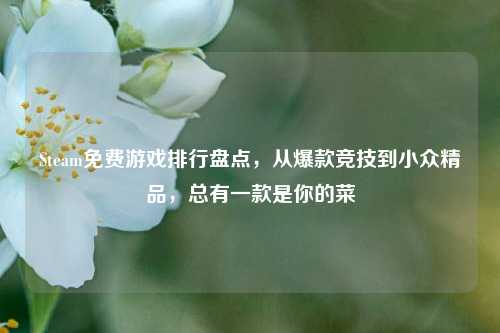 Steam免费游戏排行盘点,从爆款竞技到小众精品,总有一款是你的菜