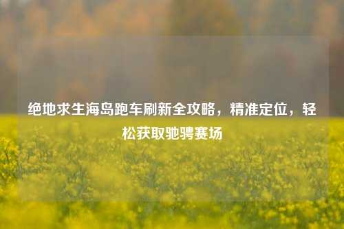 绝地求生海岛跑车刷新全攻略,精准定位,轻松获取驰骋赛场