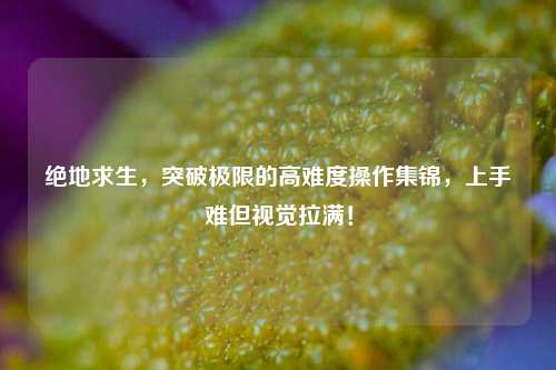 绝地求生,突破极限的高难度操作集锦,上手难但视觉拉满!