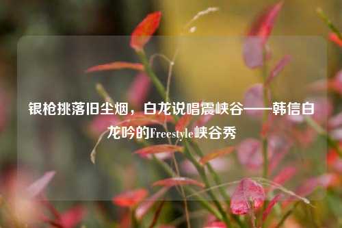 银枪挑落旧尘烟,白龙说唱震峡谷——韩信白龙吟的Freestyle峡谷秀